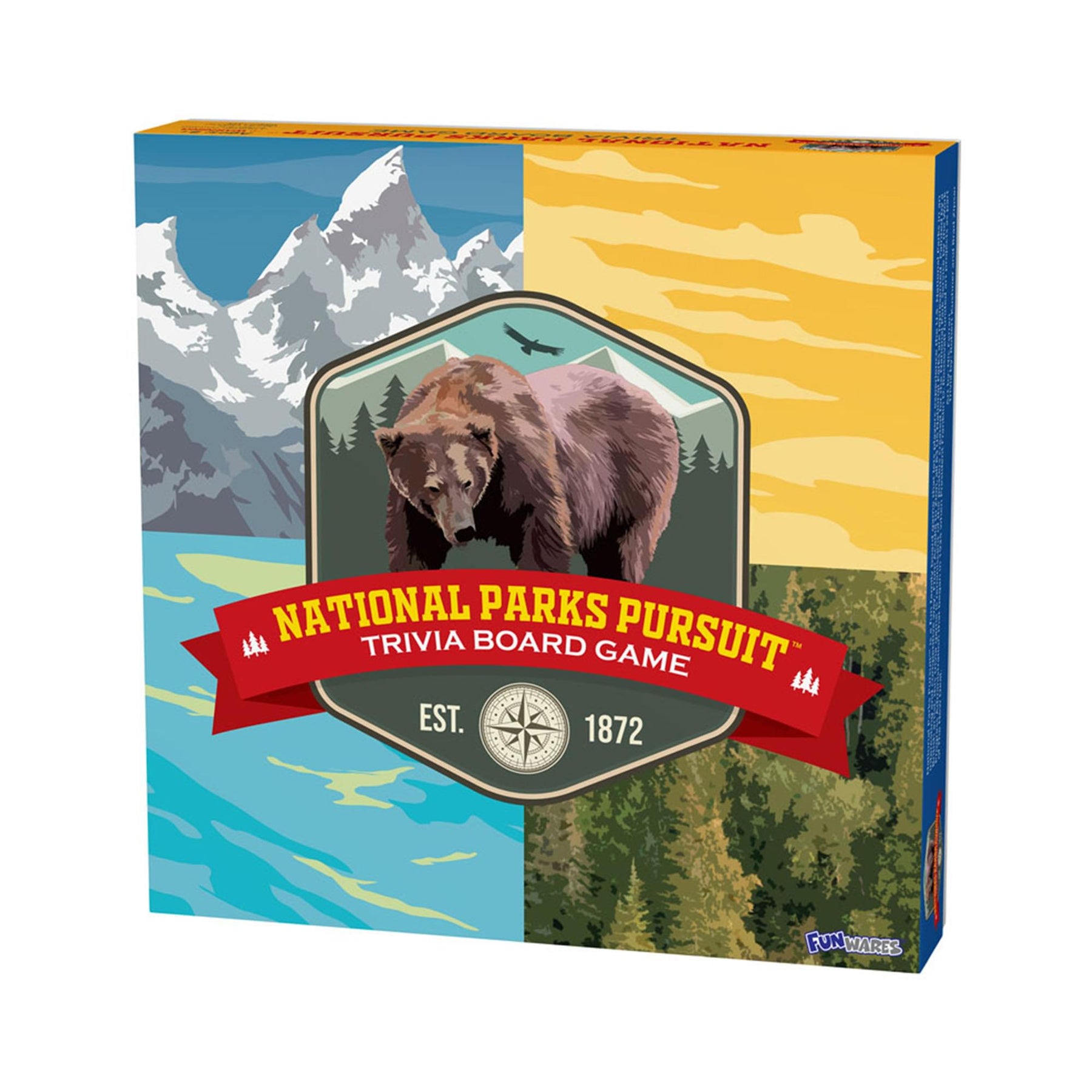 National Parks Pursuit Family Trivia Board Game | 2+ Players