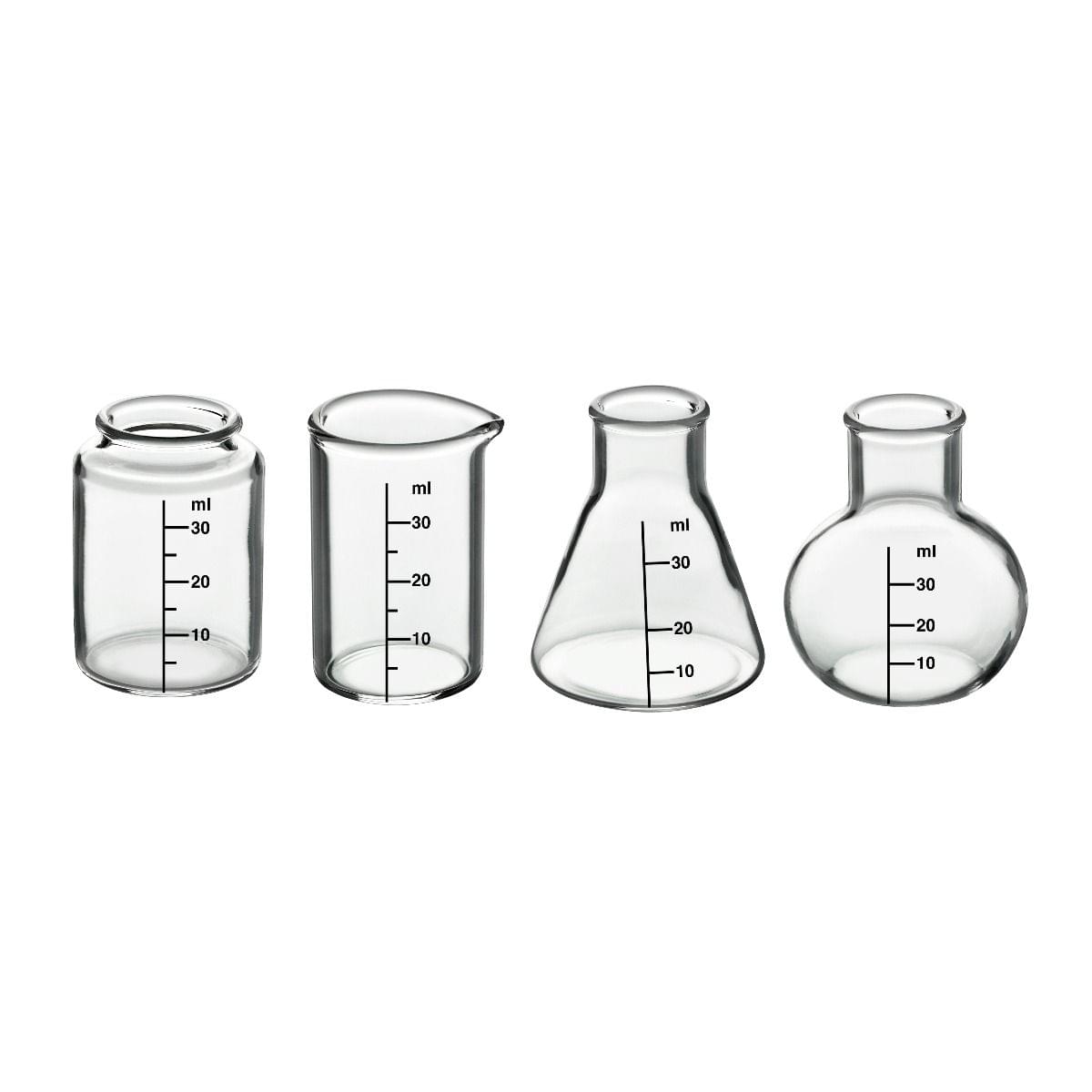 Lab Shots | Set of 4 Science Beaker 1oz Shot Glasses