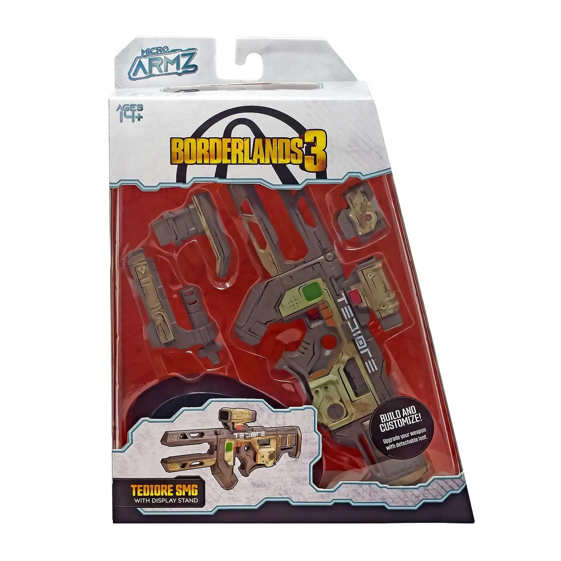 Borderlands 3 MicroArmz 8 Inch Scaled Replica Weapon | Tediore SMG