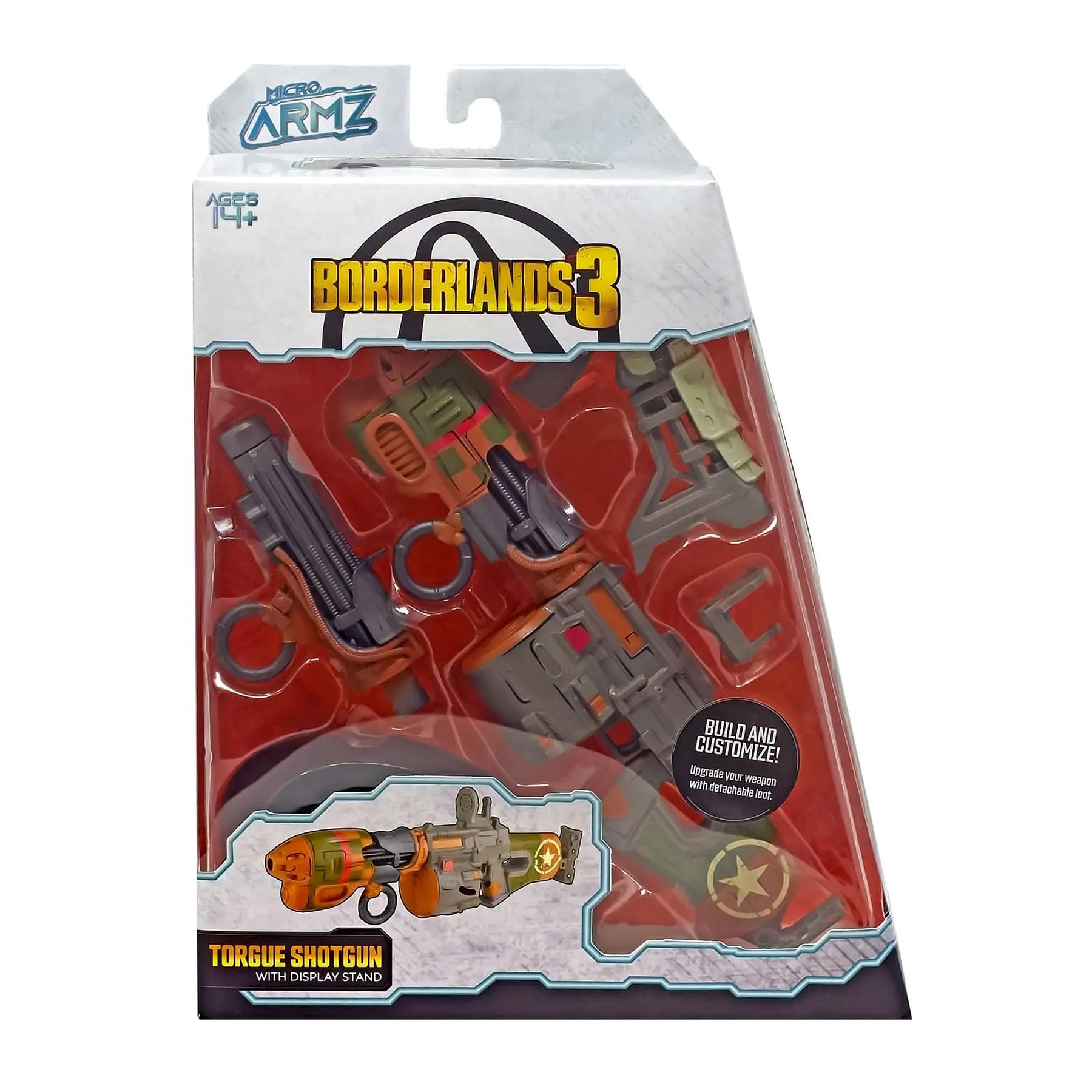 Borderlands 3 MicroArmz 8 Inch Scaled Replica Weapon | Torgue Shotgun