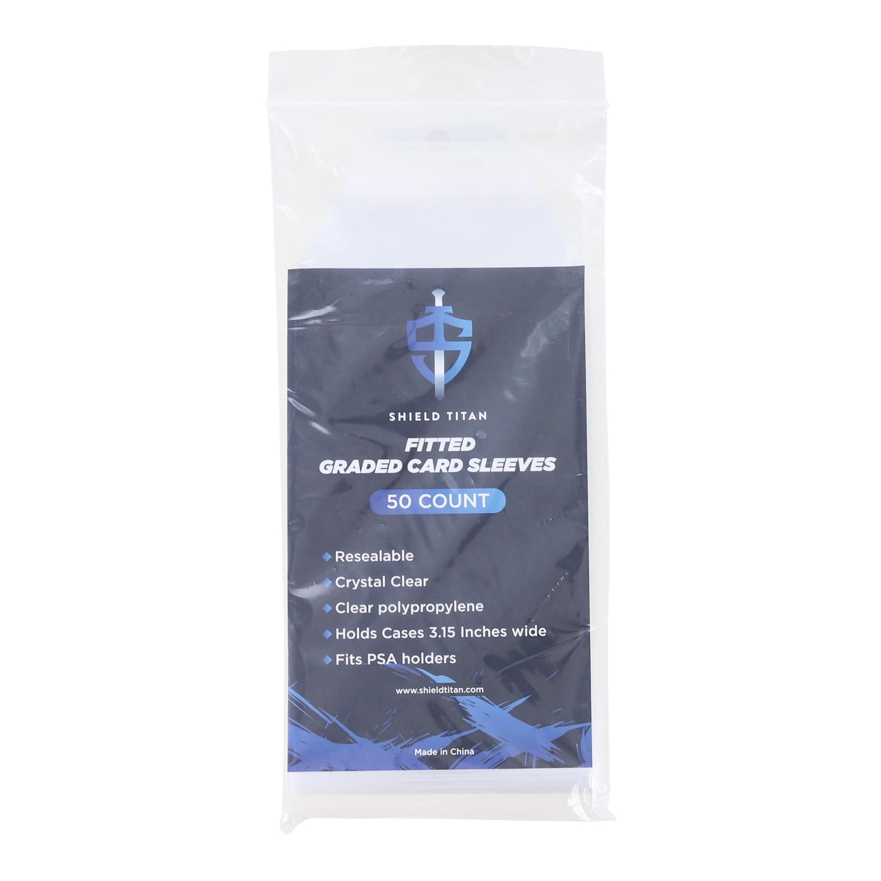 Shield Titan Semi-Rigid Card Holders | 3.15 Inches | 50 CT