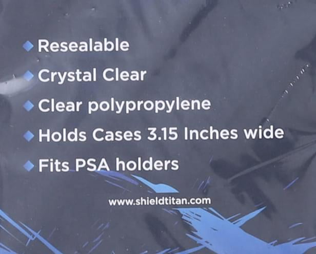 Shield Titan Semi-Rigid Card Holders | 3.15 Inches | 50 CT