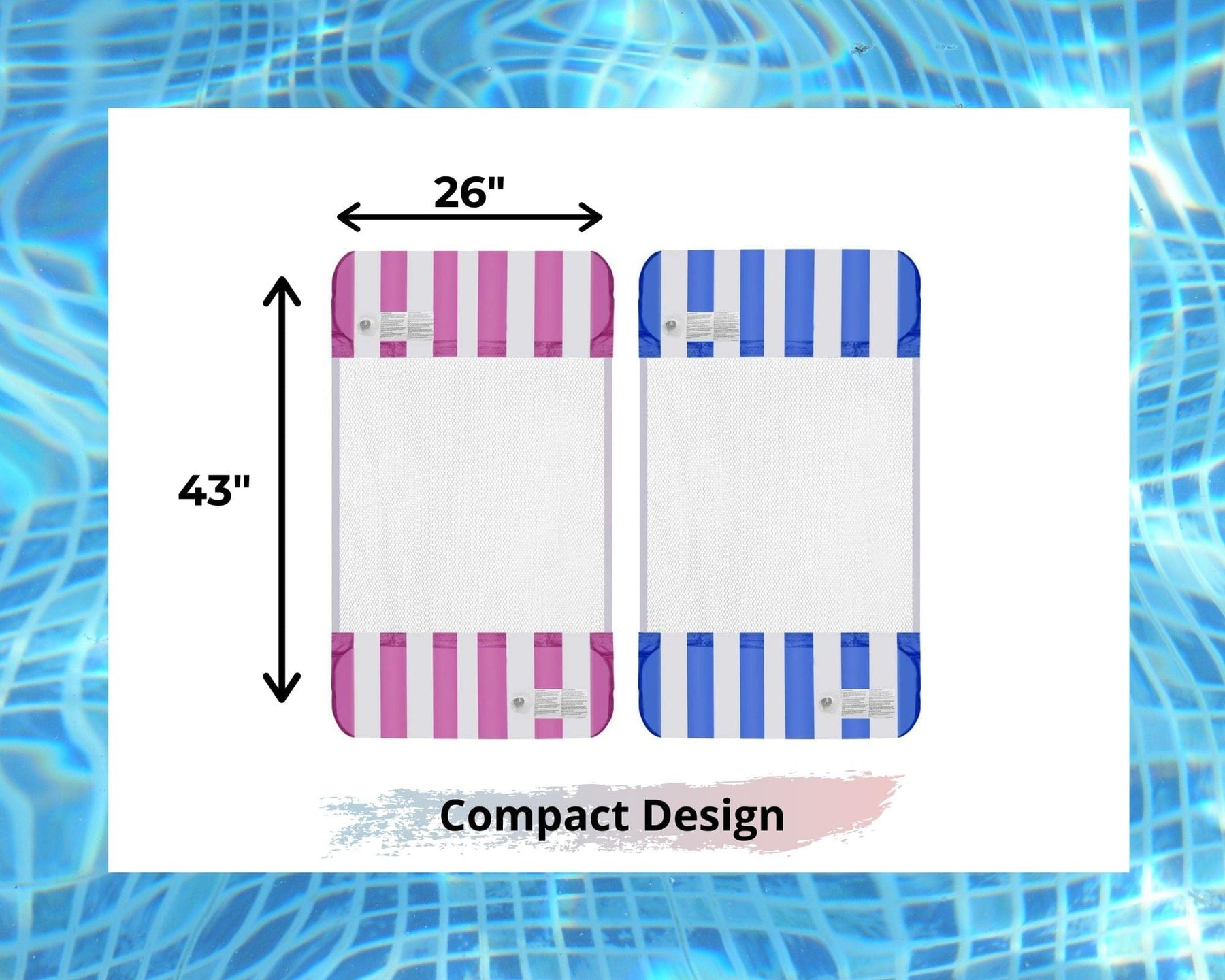 Inflatable Swimming Pool PVC Float Lounge | Pink