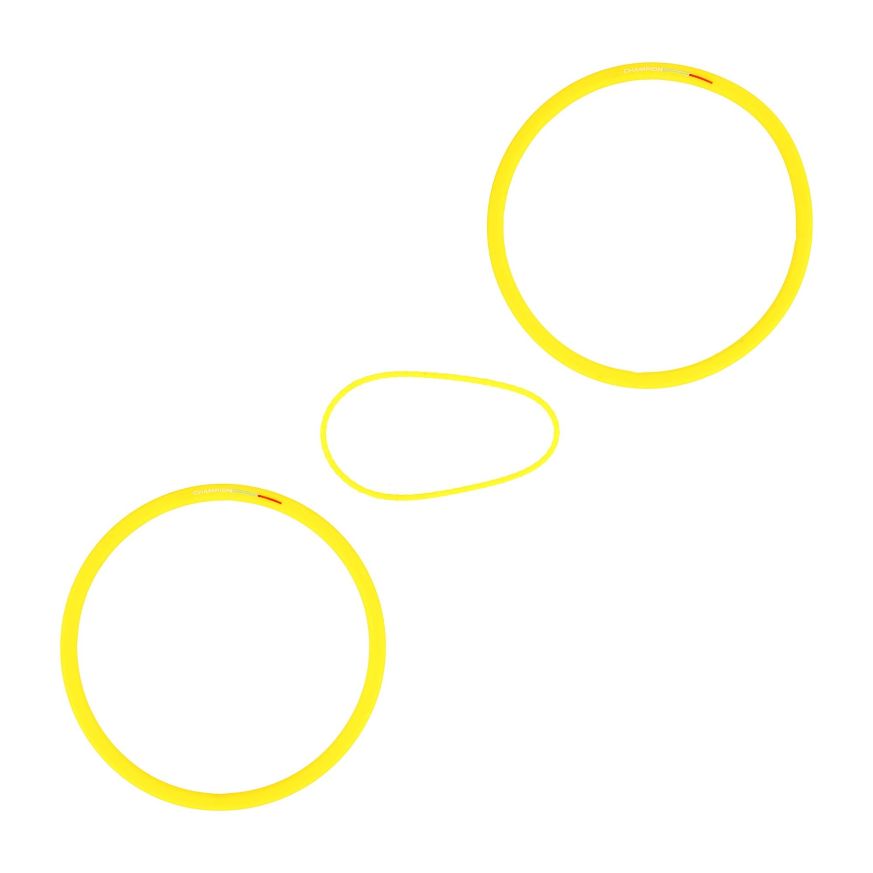 Pedal Id 1:9 Scale Bicycle: Tire & Chain Set: Yellow