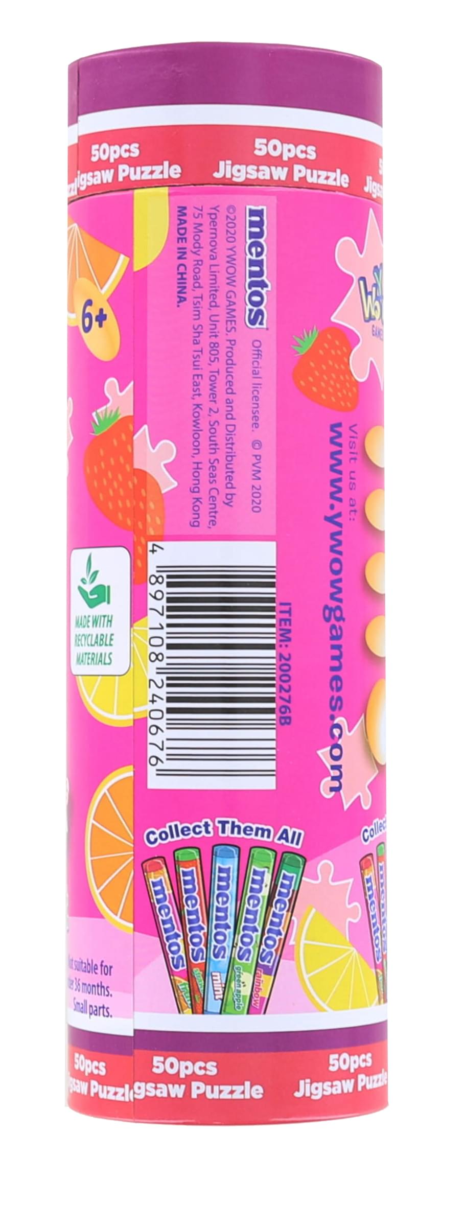 Mentos 50 Piece Mini Jigsaw Puzzle | Fruit