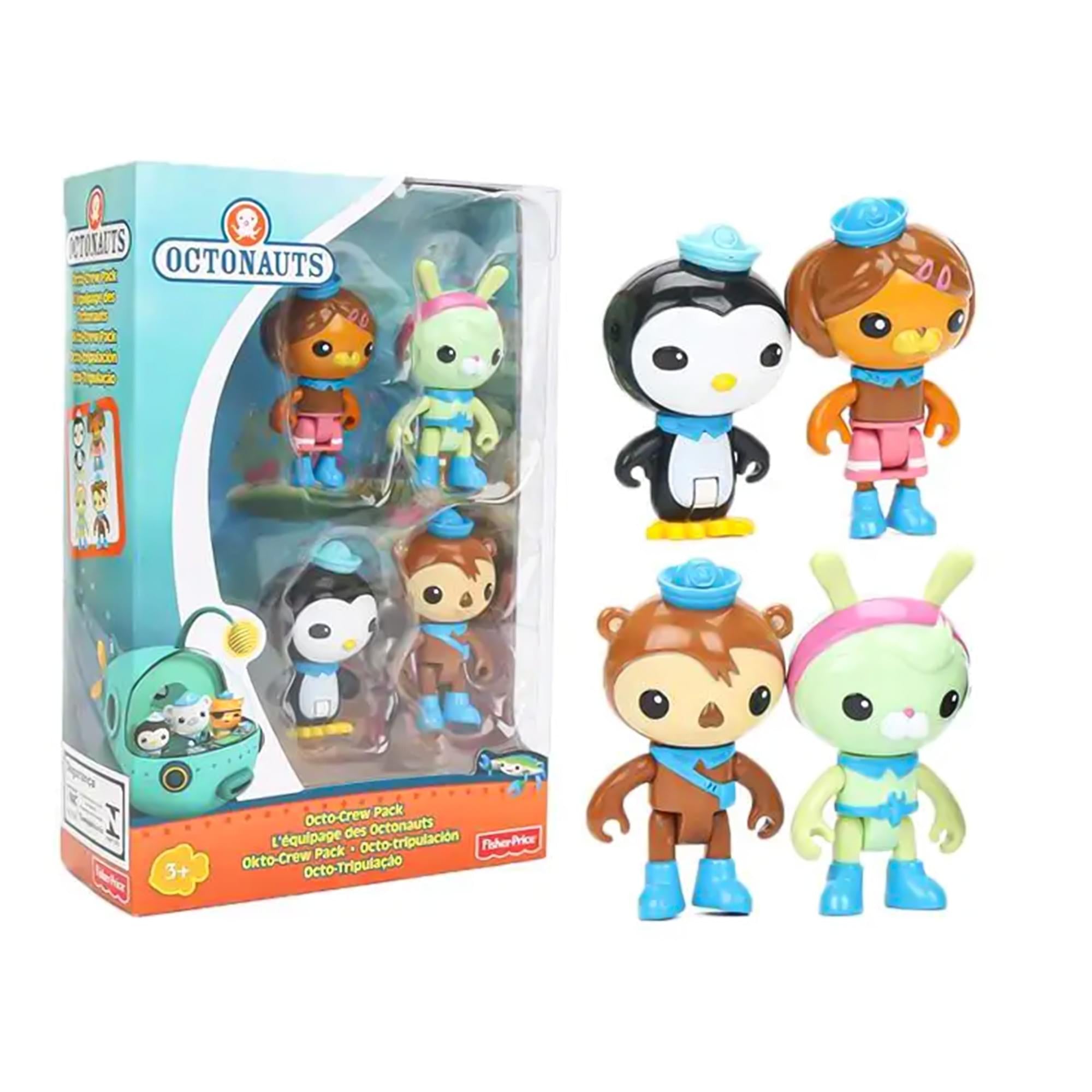 オクトノーツグッズセットBBC Octonauts Fisher-Price Octonauts Octo Crew Figure 4-Pack | Free Shipping