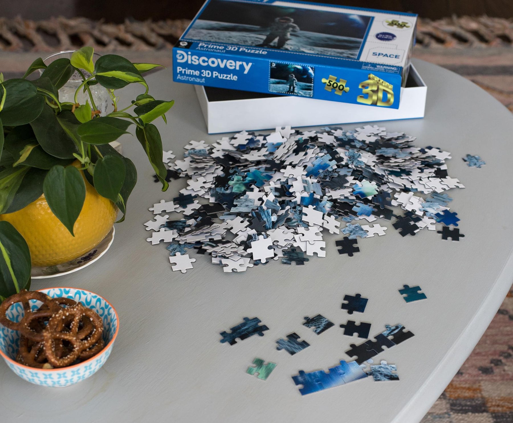 Space Astronaut Super 3D 500 Piece Jigsaw Puzzle For Adults And Kids