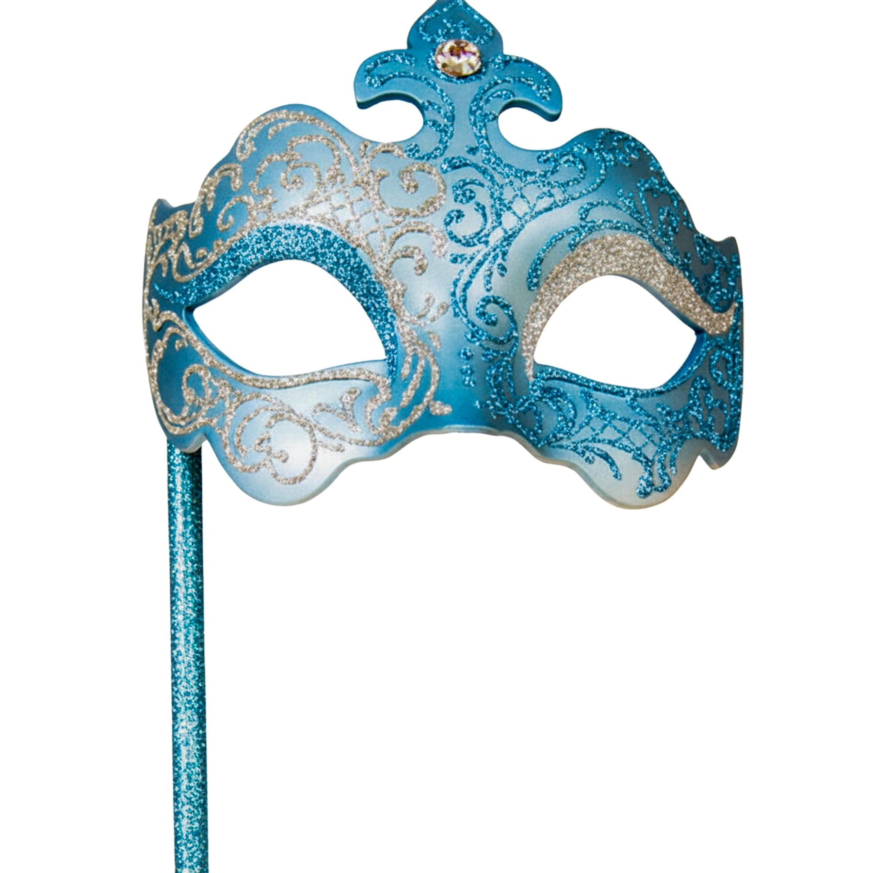 Blue/silver Farfallina Mask Costume Accessory