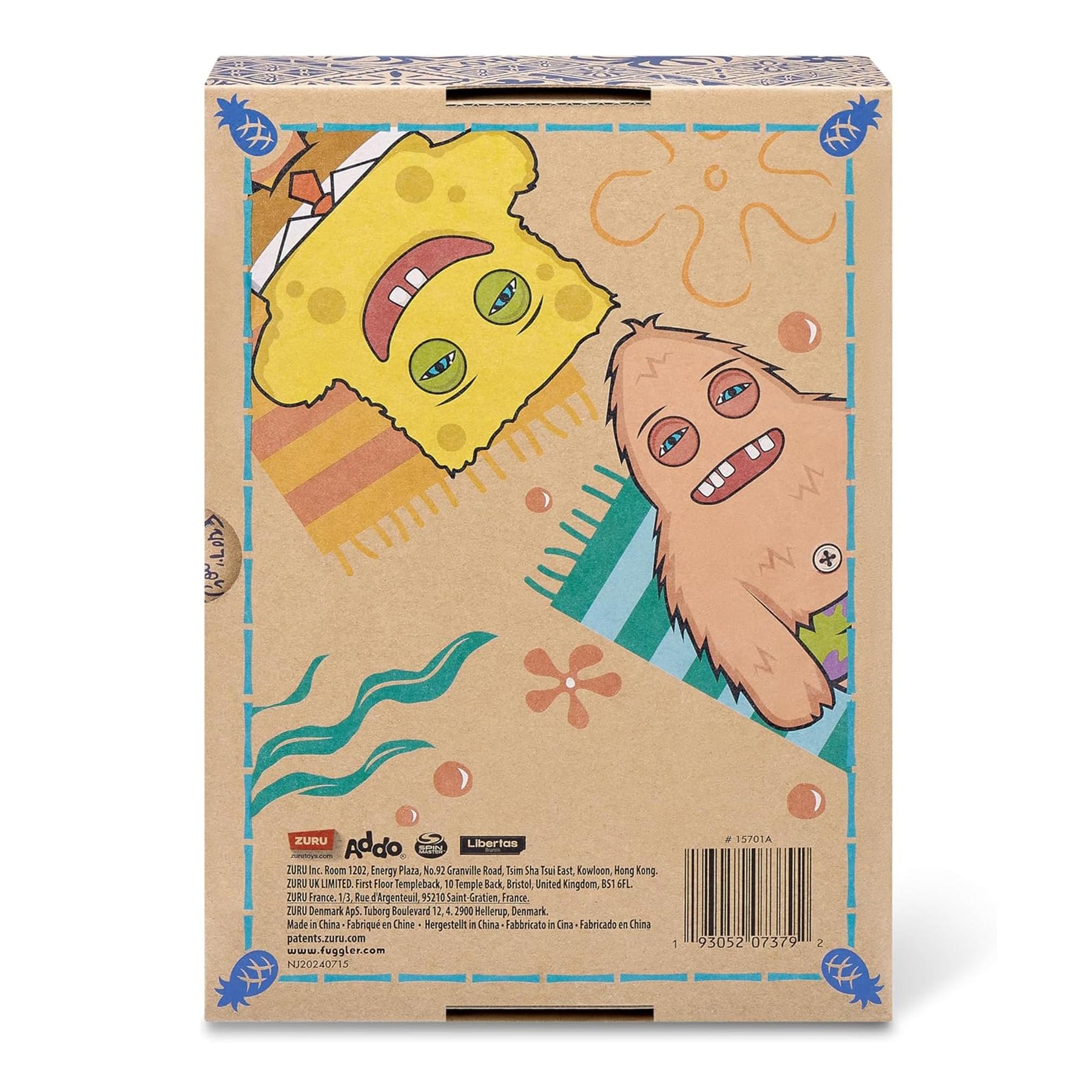 SpongeBob SquarePants x Fuggler 9 Inch Collector Plush | Spongebob