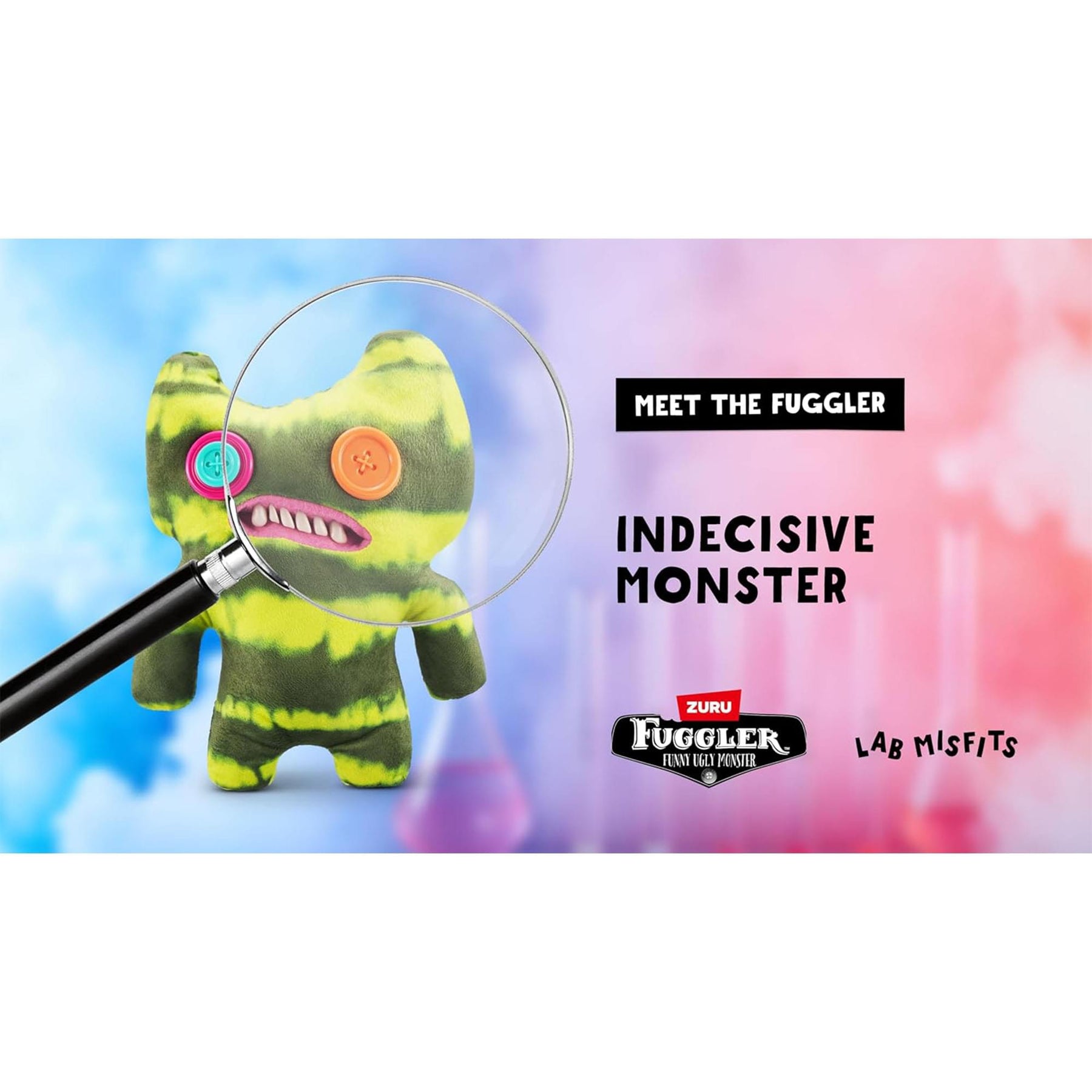 Fugglers Laboratory Misfits 9 Inch Plush | Indecisive Monster