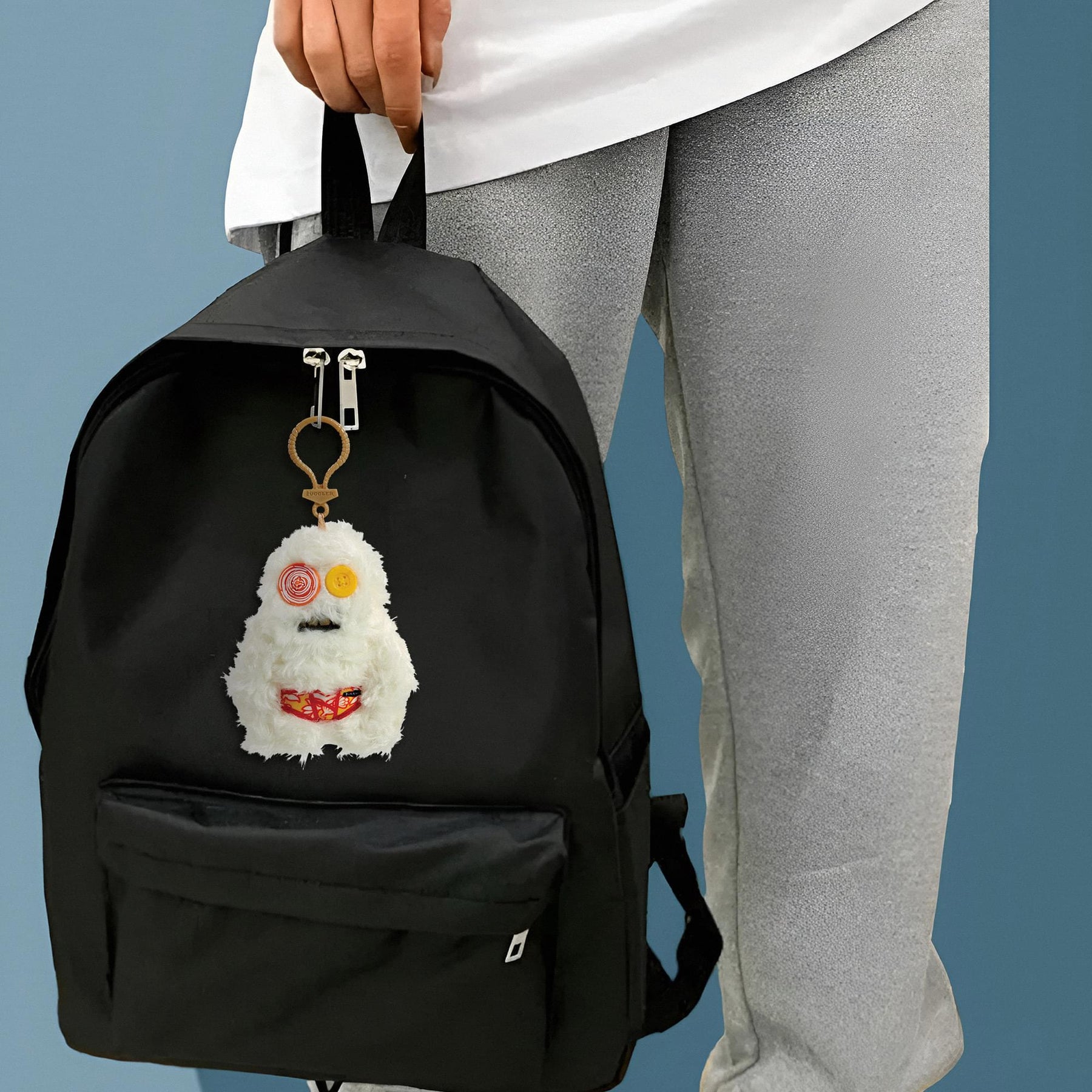Fugglers 5-Inch Plush Clip-On | Sasquoosh - White