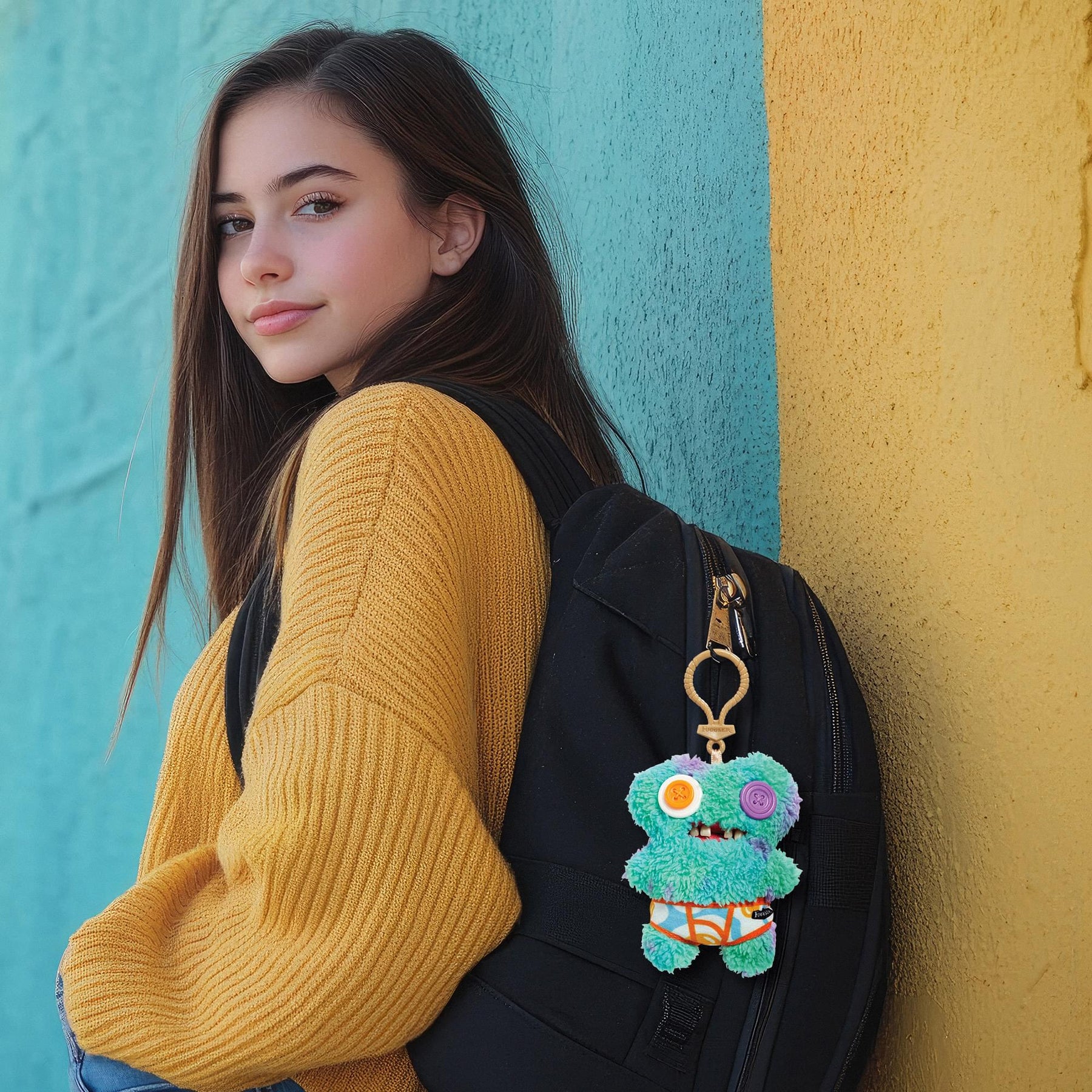 Fugglers 5-Inch Plush Clip-On | Gaptooth McGoo - Multi