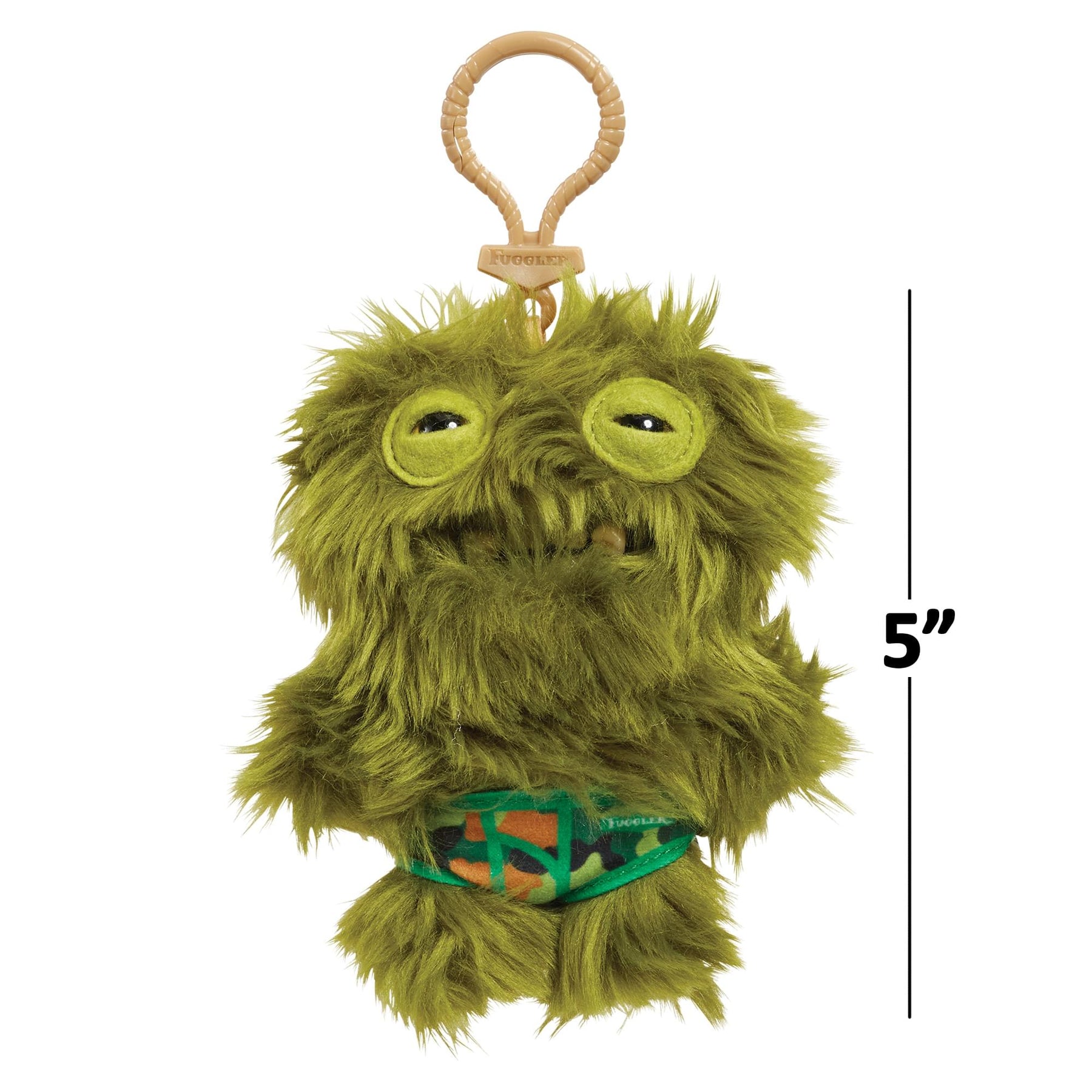Fugglers 5-Inch Plush Clip-On | Count Underoo McGoo - Green