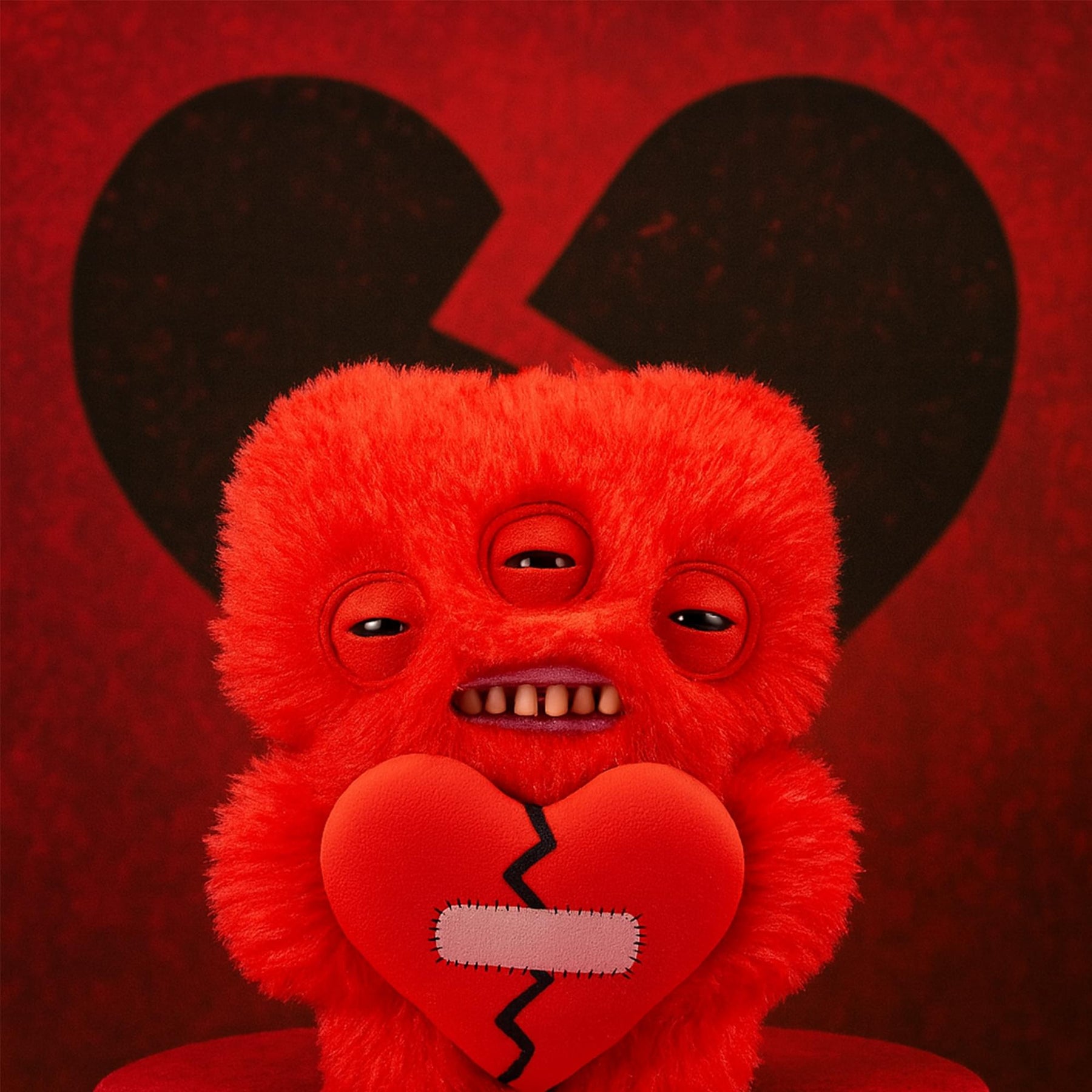 Fuggler Love Fuggs 9 Inch Plush | Red