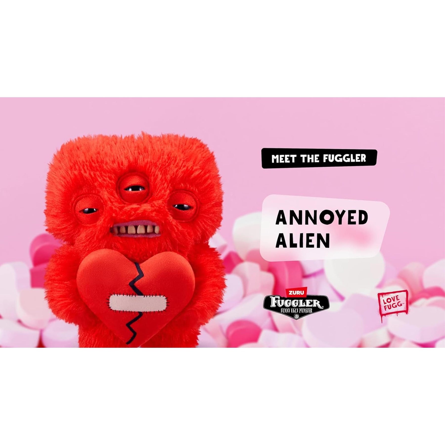 Fuggler Love Fuggs 9 Inch Plush | Red