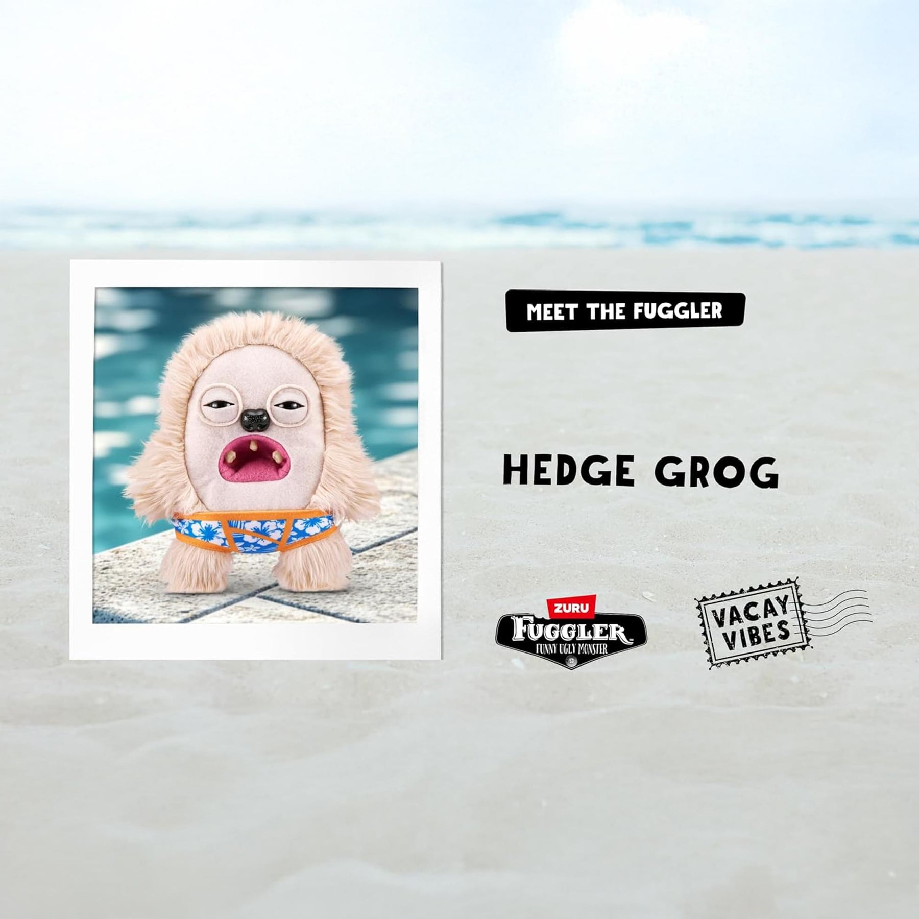 Fuggler Vacay Vibes 9 Inch Plush | Hedge Grog