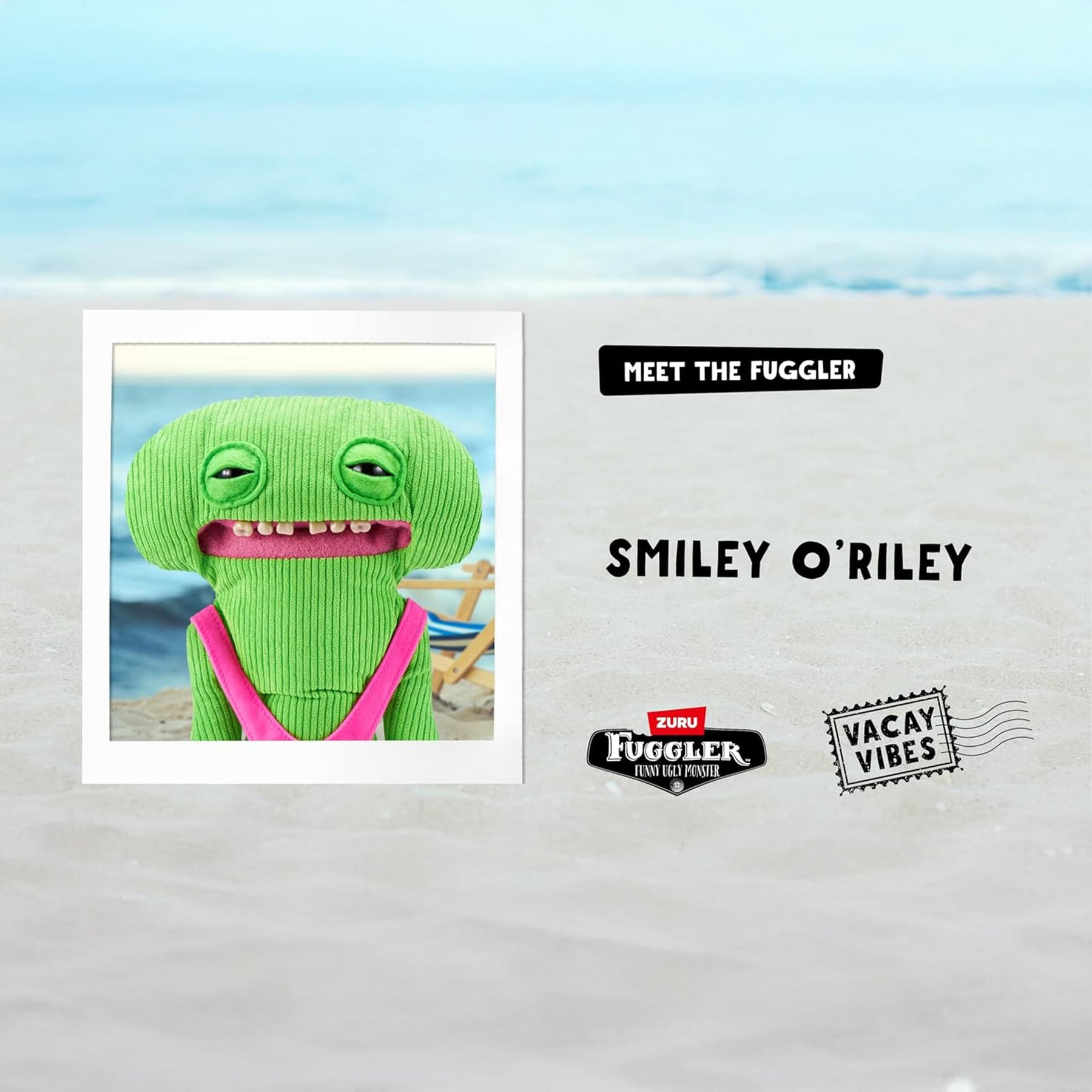 Fuggler Vacay Vibes 9 Inch Plush | Smiley O'Riley