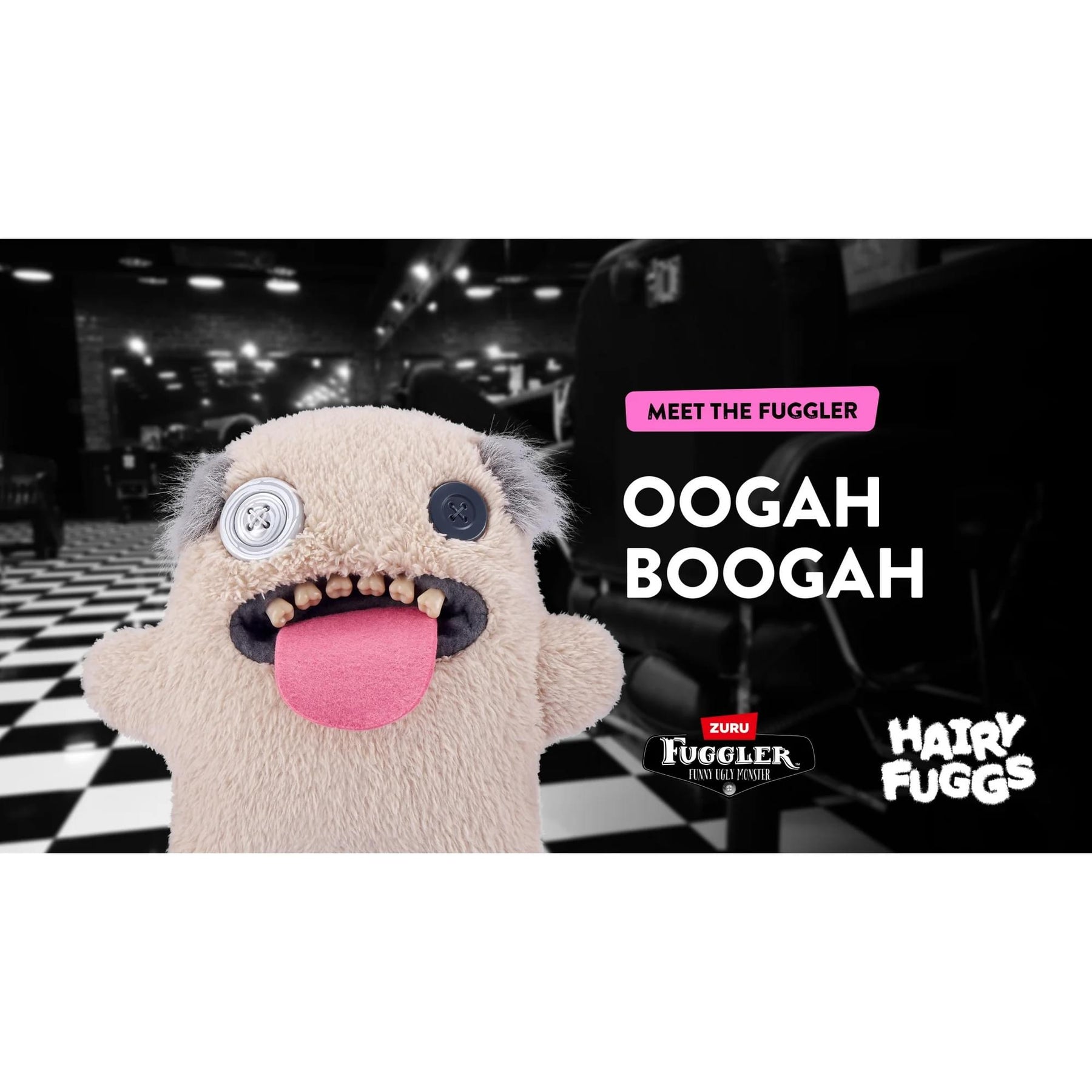 Fuggler Hairy Fuggs 9 Inch Plush | Oogah Boogah (Balding)