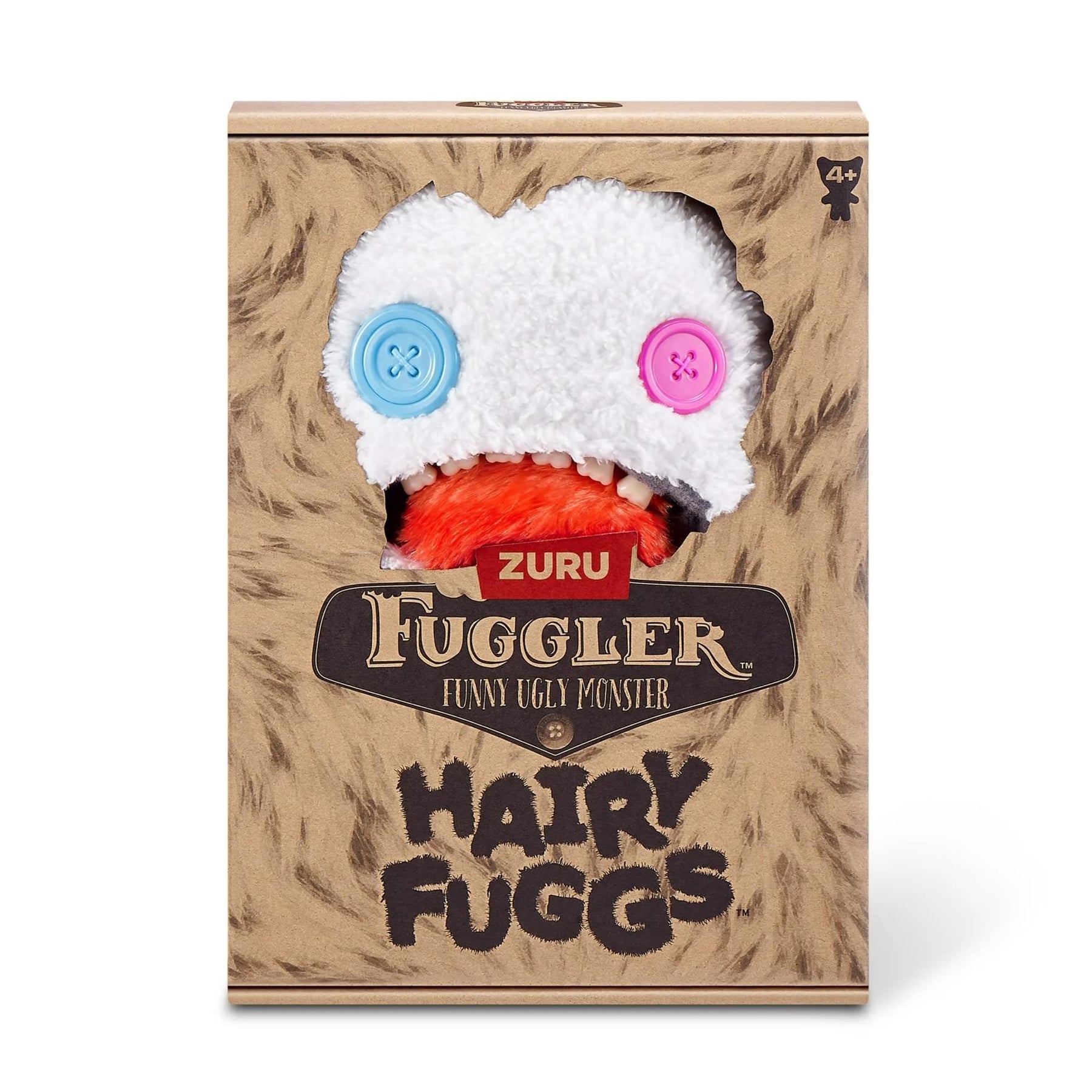 Fuggler Hairy Fuggs 9 Inch Plush | Oogah Boogah (Rainbow Tongue)