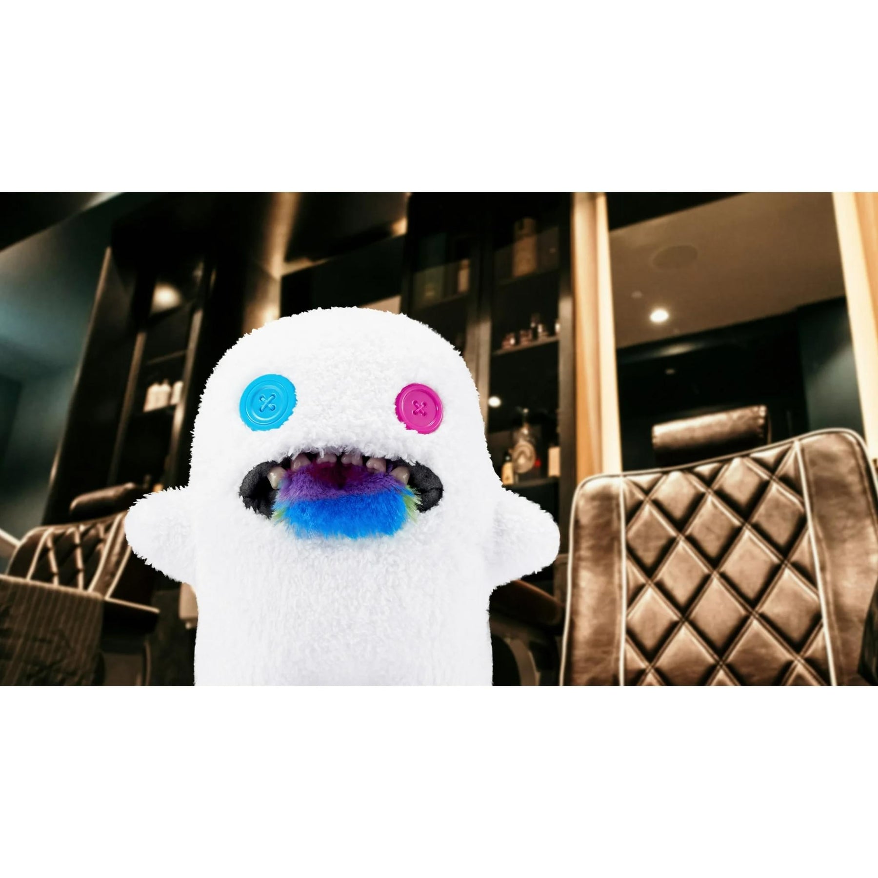 Fuggler Hairy Fuggs 9 Inch Plush | Oogah Boogah (Rainbow Tongue)