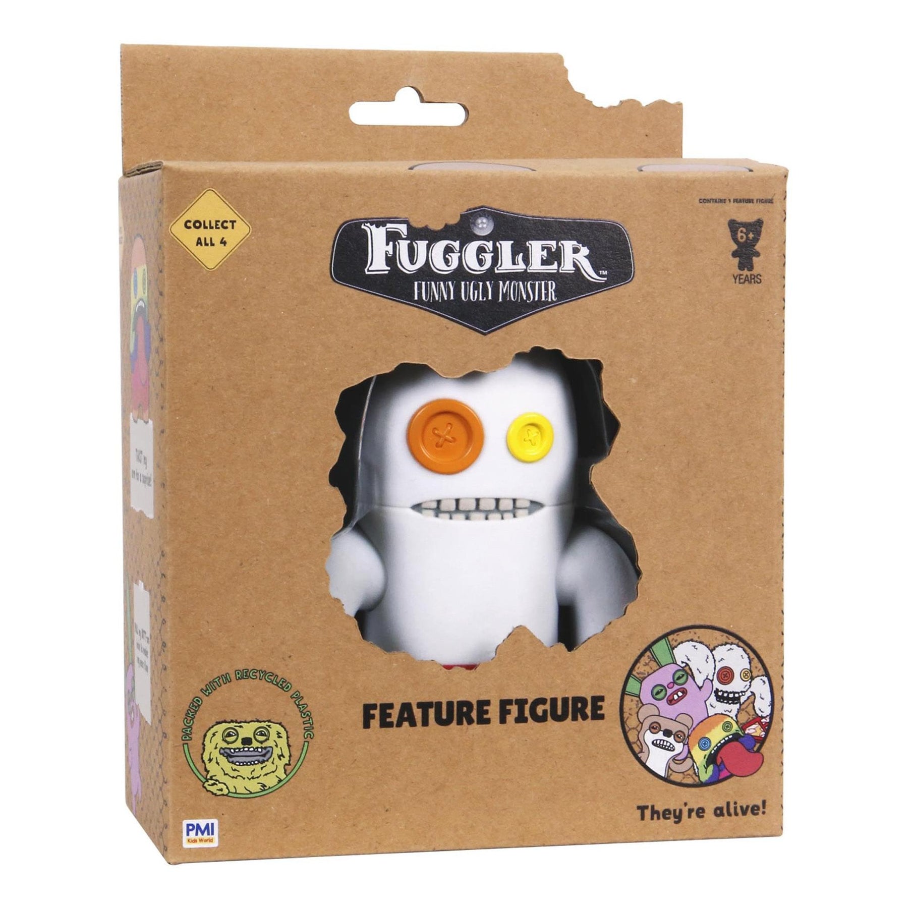 Fuggler 4.5 Inch Vinyl Figure | White