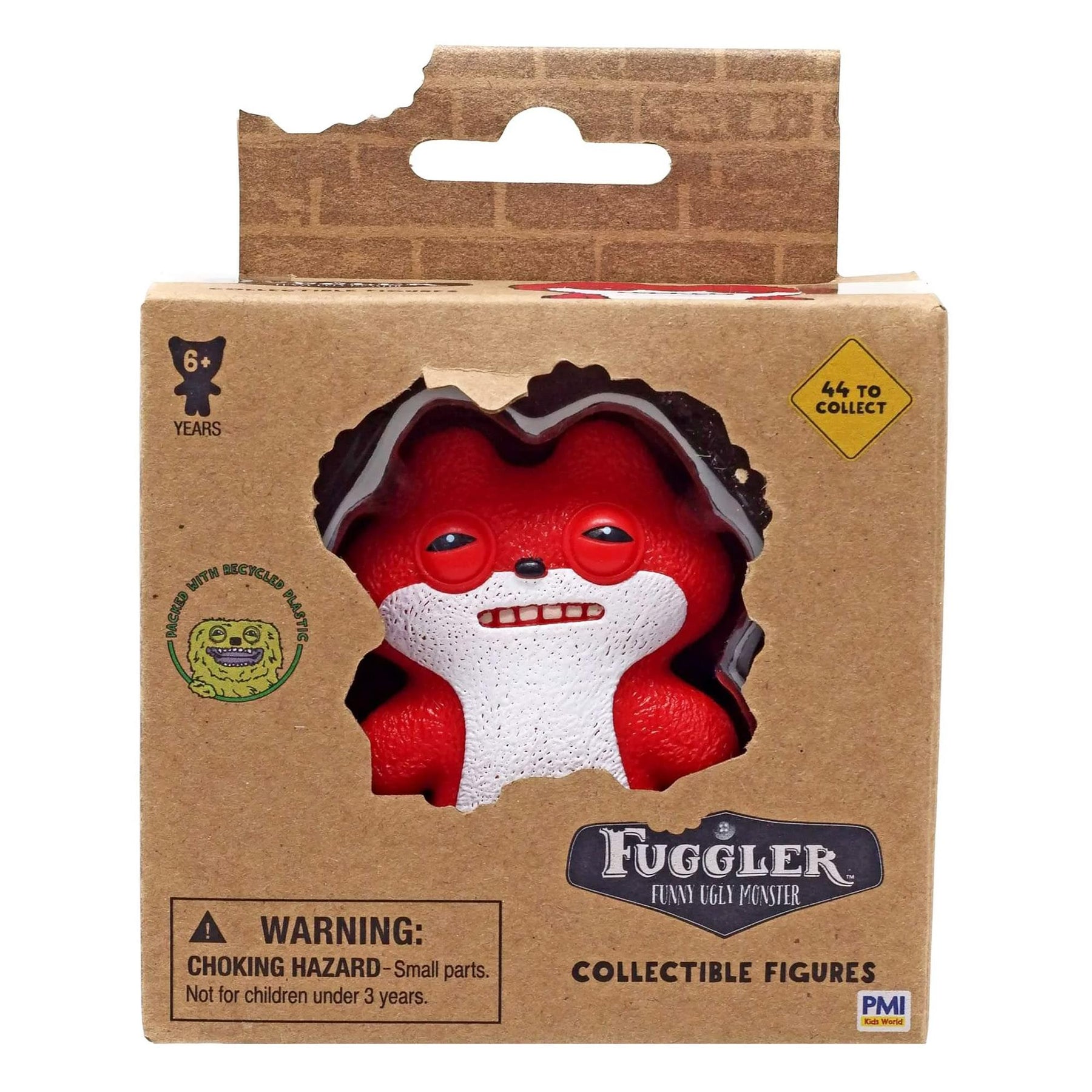 Fuggler 2.5 Inch Vinyl Figure | Sketchy Squirrel Red