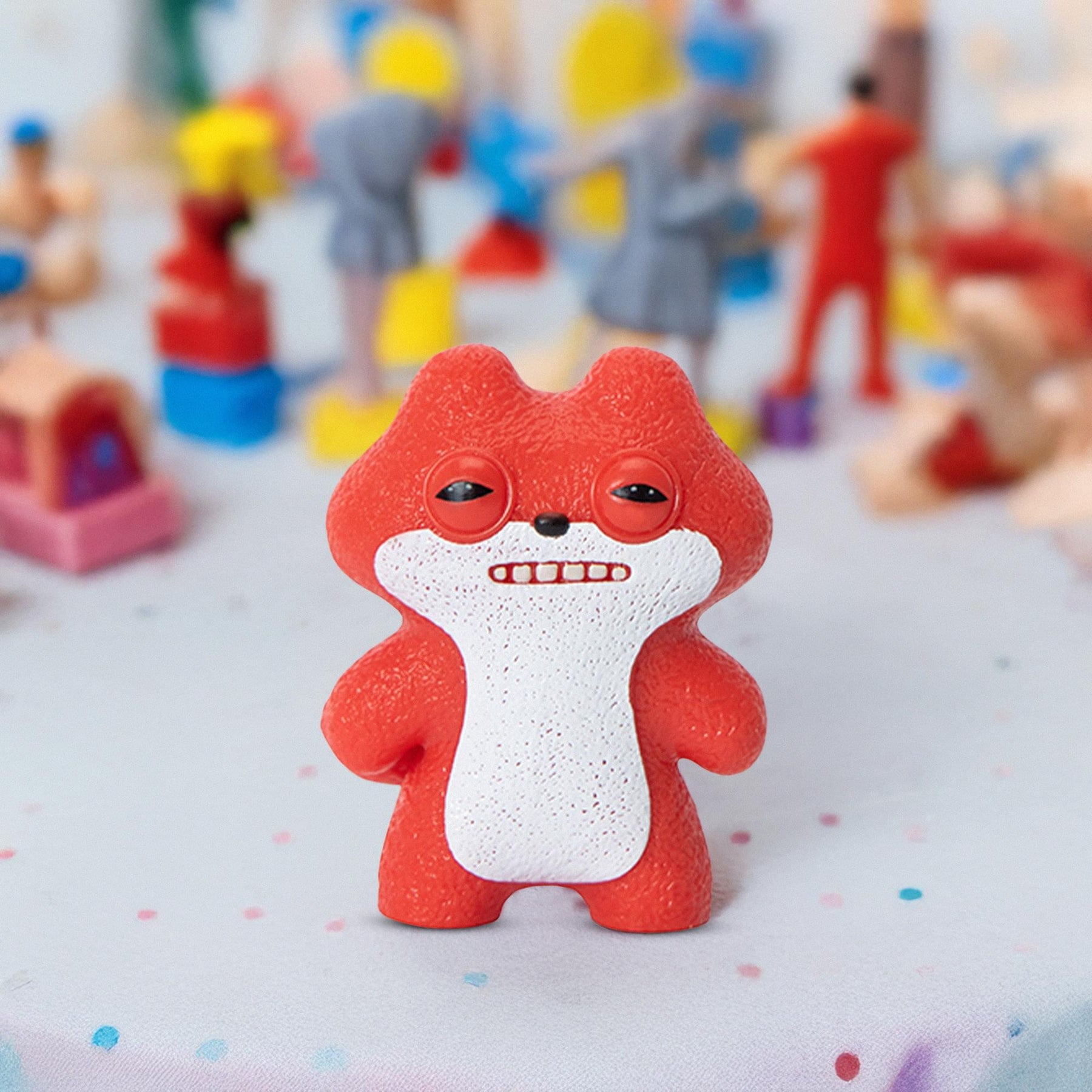 Fuggler 2.5 Inch Vinyl Figure | Sketchy Squirrel Red