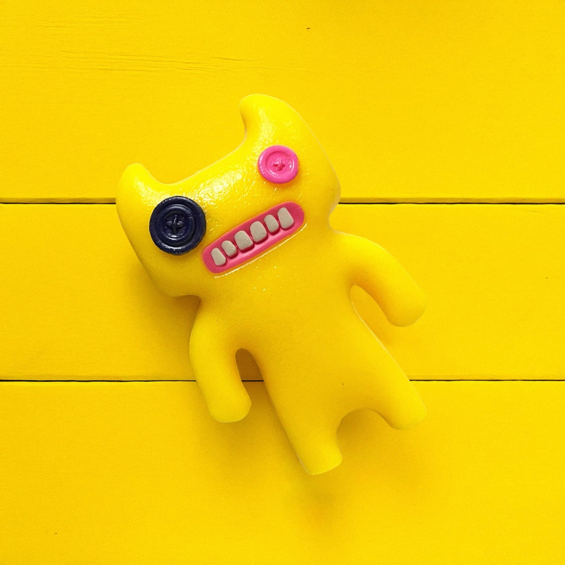 Fuggler 2.5 Inch Vinyl Figure | Indecisive Monster Yellow