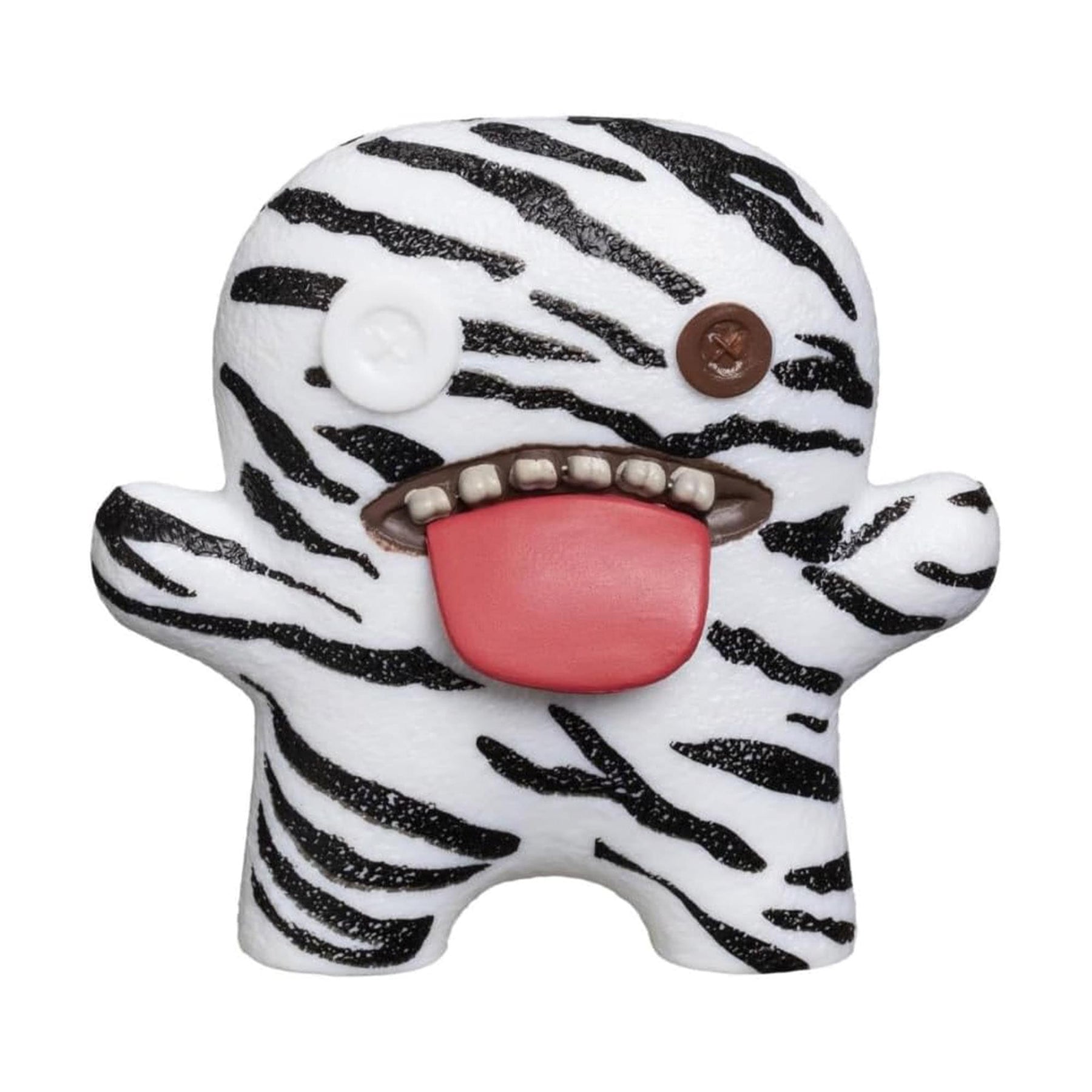 Fuggler 2.5 Inch Figure 3-Pack | Brown, Zebra Print, Blue