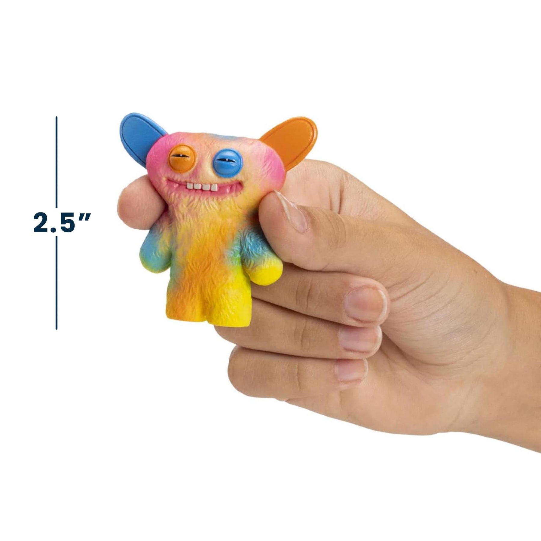 Fuggler 2.5 Inch Figure 3-Pack | Dark Green, Orange, Leopard Print