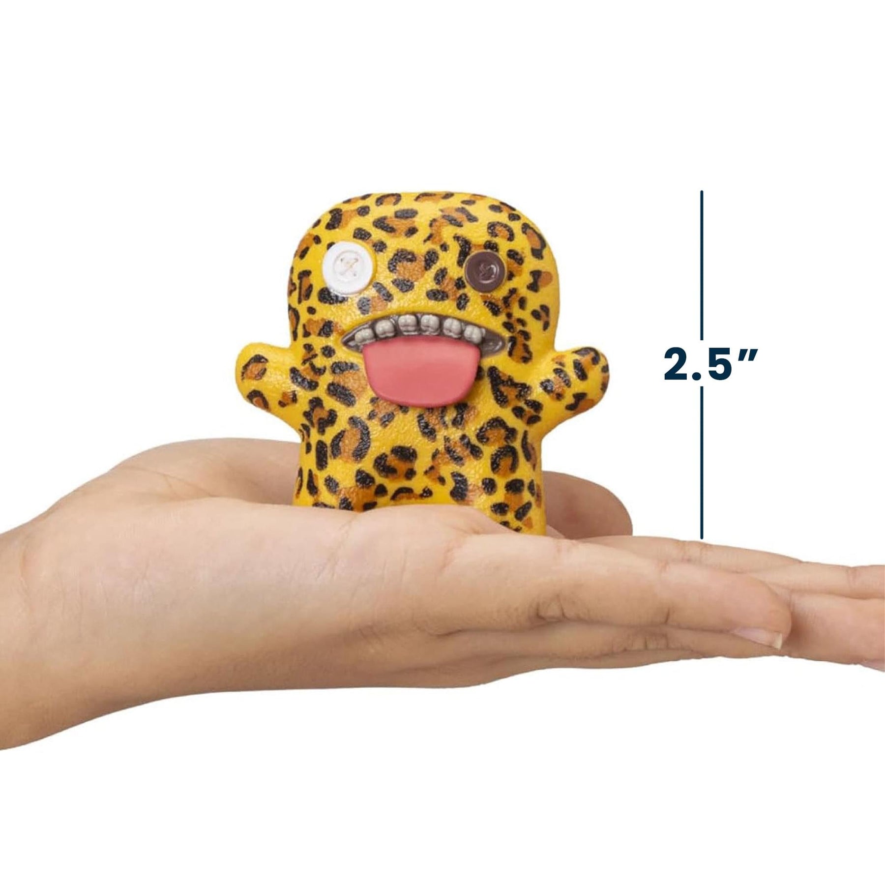 Fuggler 2.5 Inch Figure 3-Pack | Dark Yellow, Leopard Print, Black/Yellow