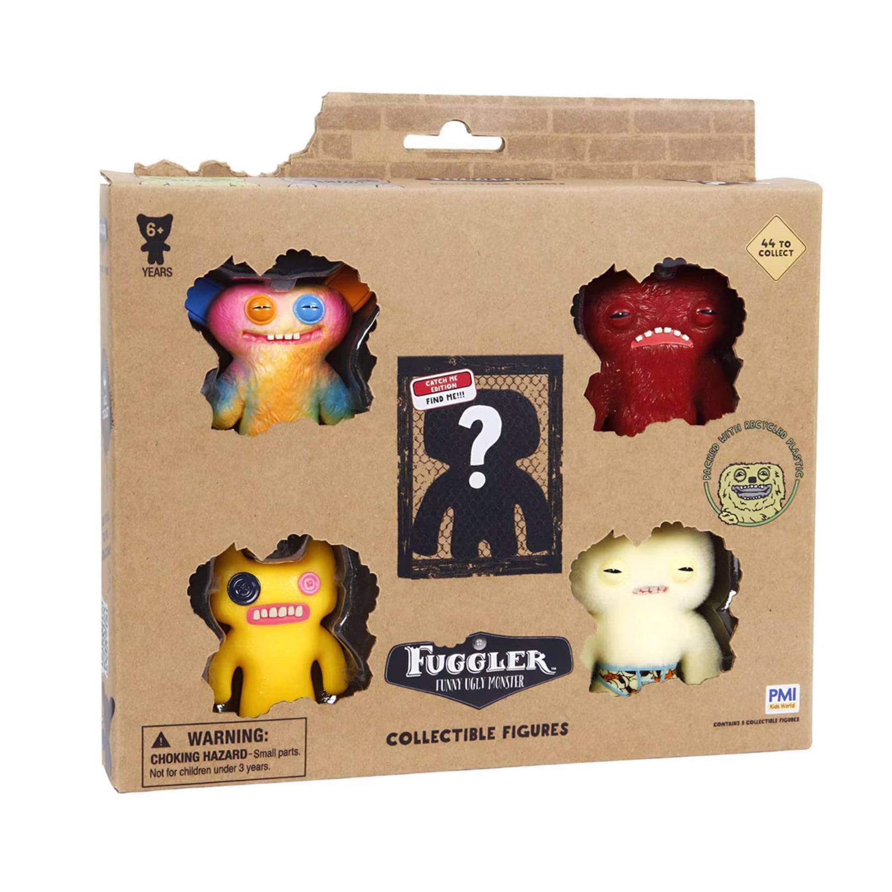 Fuggler 2.5 Inch Figure 5-Pack | Orange, Brown, Dark Yellow, Yellow