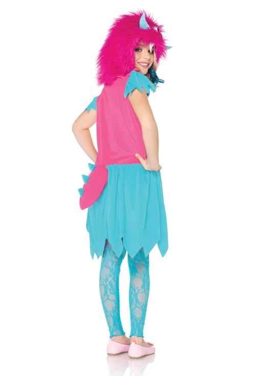 Growling Gertie Monster Furry Hooded Costume Dress Child