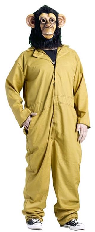 30 Minutes Or Less Working Chimp Costume Adult One Size Fits Most