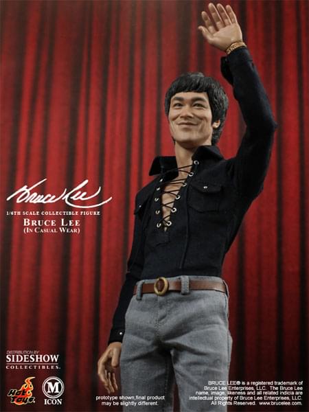 Bruce Lee 12" Figure 70s Casual Wear Version By Hot Toys