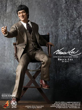 Bruce Lee 12" Figure 70s Suit Version By Hot Toys