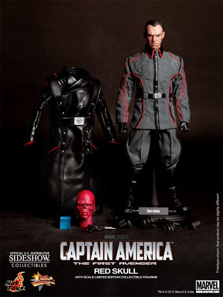 Captain America Red Skull 1:6 Scale Figure Movie Masterpiece Hot Toys