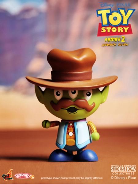 Toy Story Cowboy Alien S Series 2 Cosbaby Vinyl Figure By Hot Toys