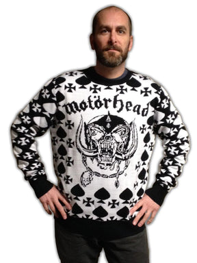 Motorhead Ace Of Spades Adult Christmas Sweater