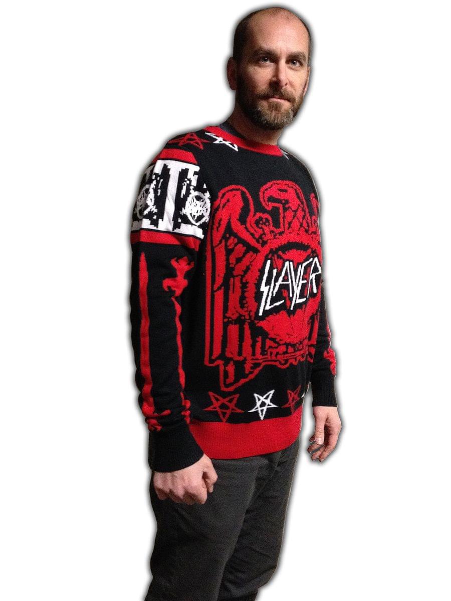 Slayer Eagle Swords Adult Christmas Sweater