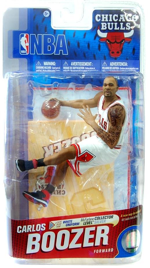 Chicago Bulls McFarlane NBA S19 Figure: Carlos Boozer (White Jersey Variant)