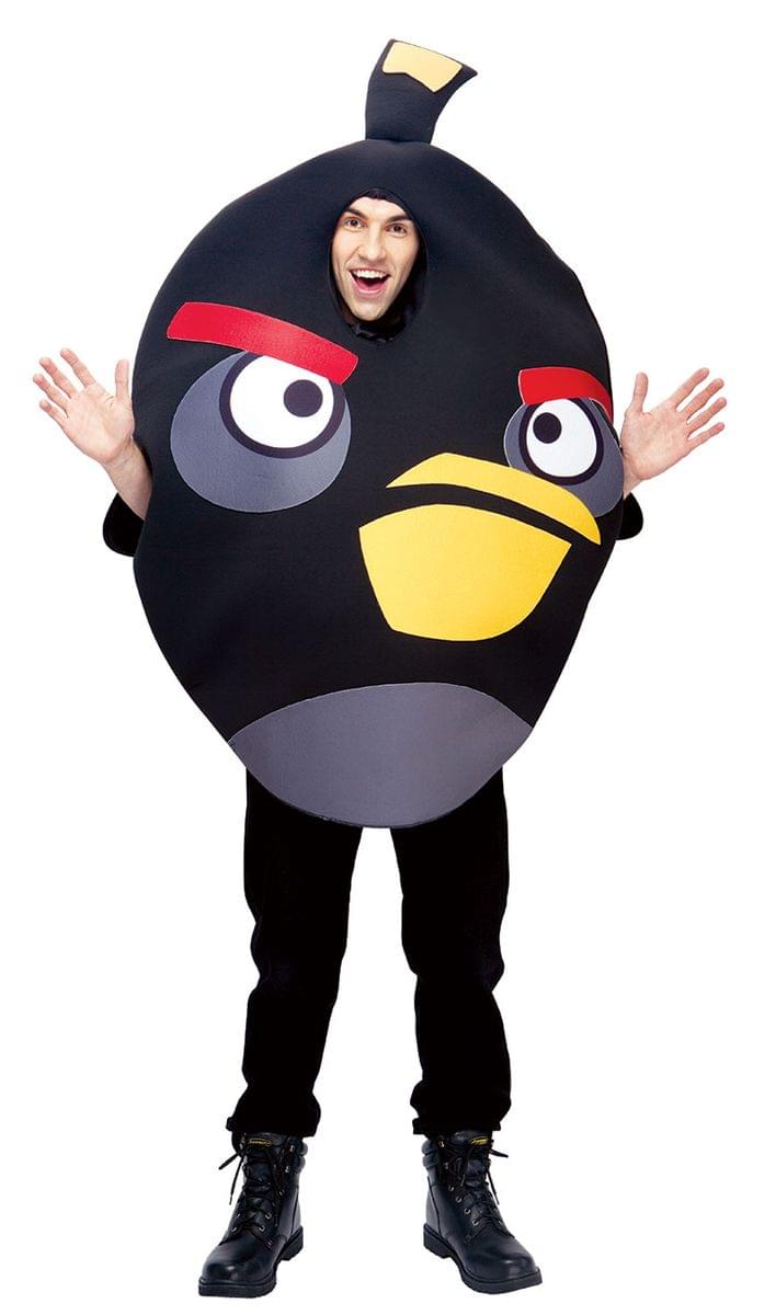 Angry Birds Black Bird Adult Costume