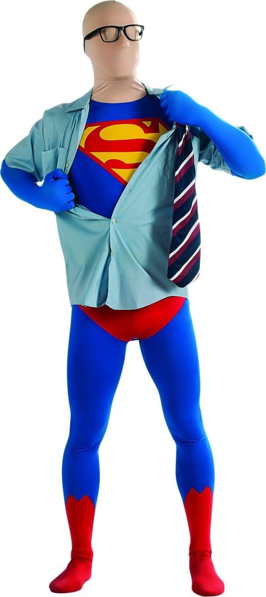 Superman 2nd Skin Jumpsuit Costume Adult