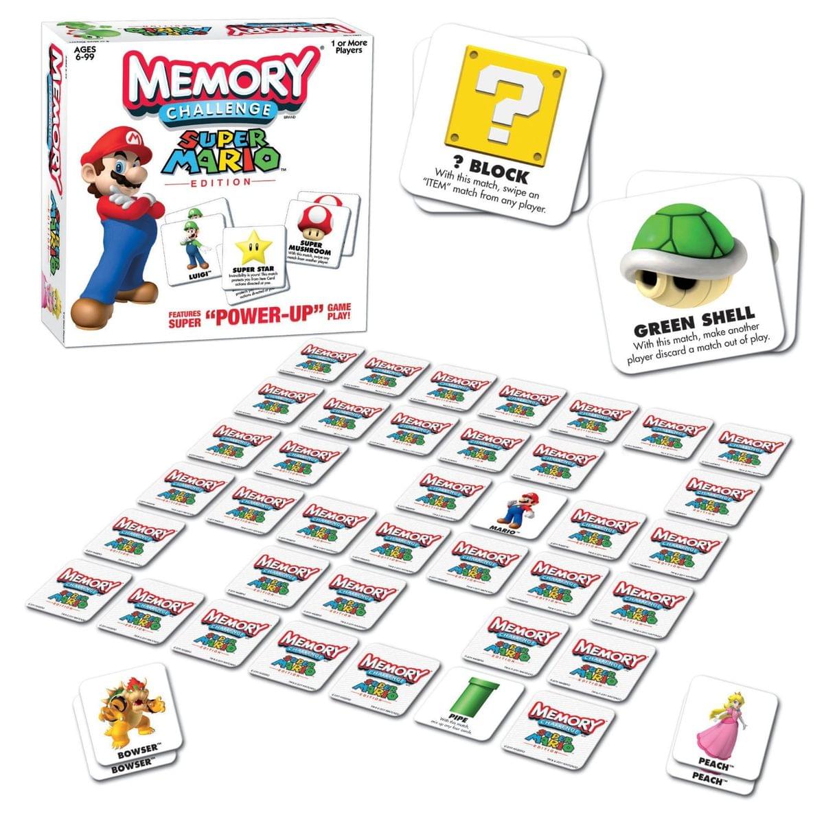 Super Mario Bros Edition Memory Challenge Game