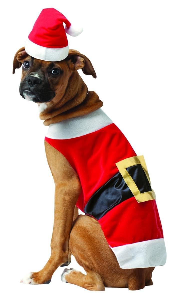 Santa claus cheap dog costume
