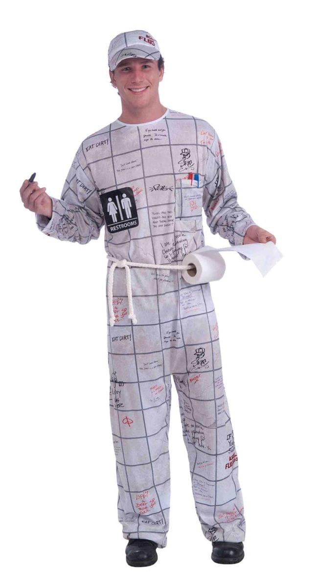 Graffiti Bathroom Wall Adult Male Costume