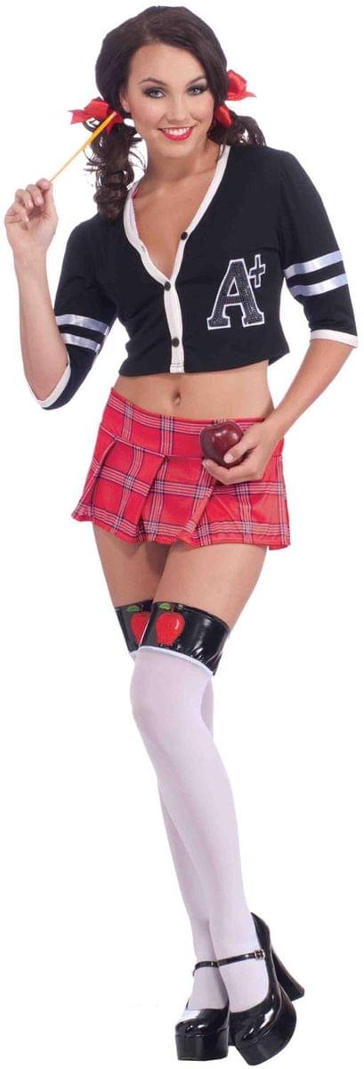 Sexy Teacher's Pet Letterman Sweater Adult Costume
