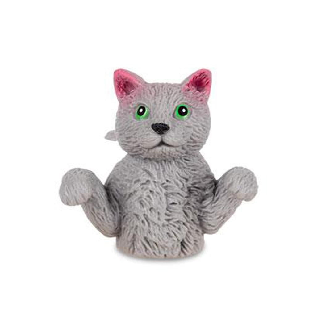 Accoutrements Finger Cats Finger Puppet, One Grey Cat