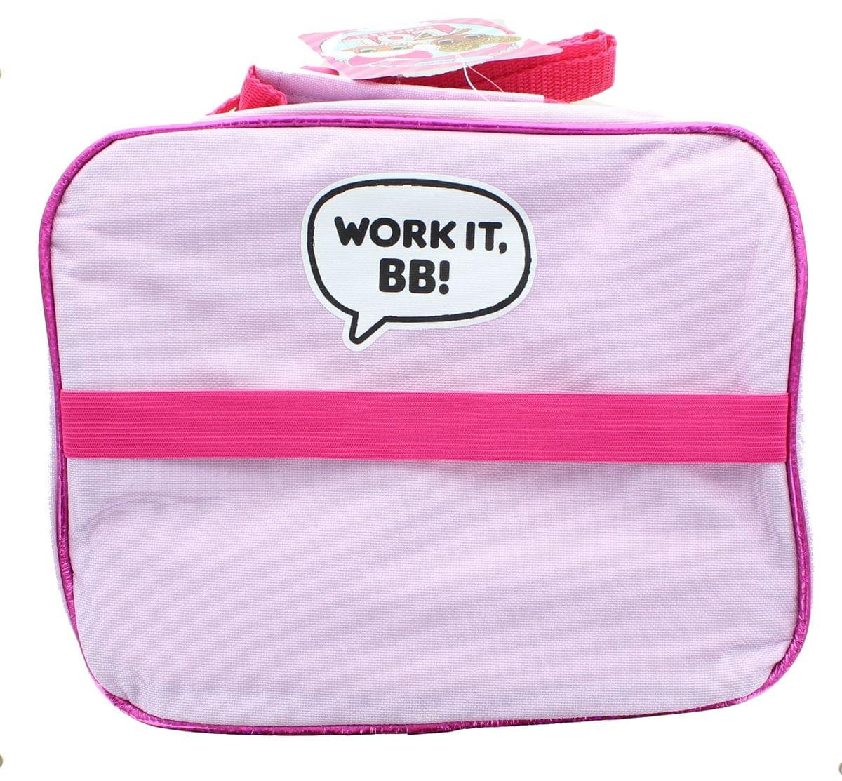 LOL Surprise! Showtime Insulated Pink Lunch Tote w/ Shoulder Strap