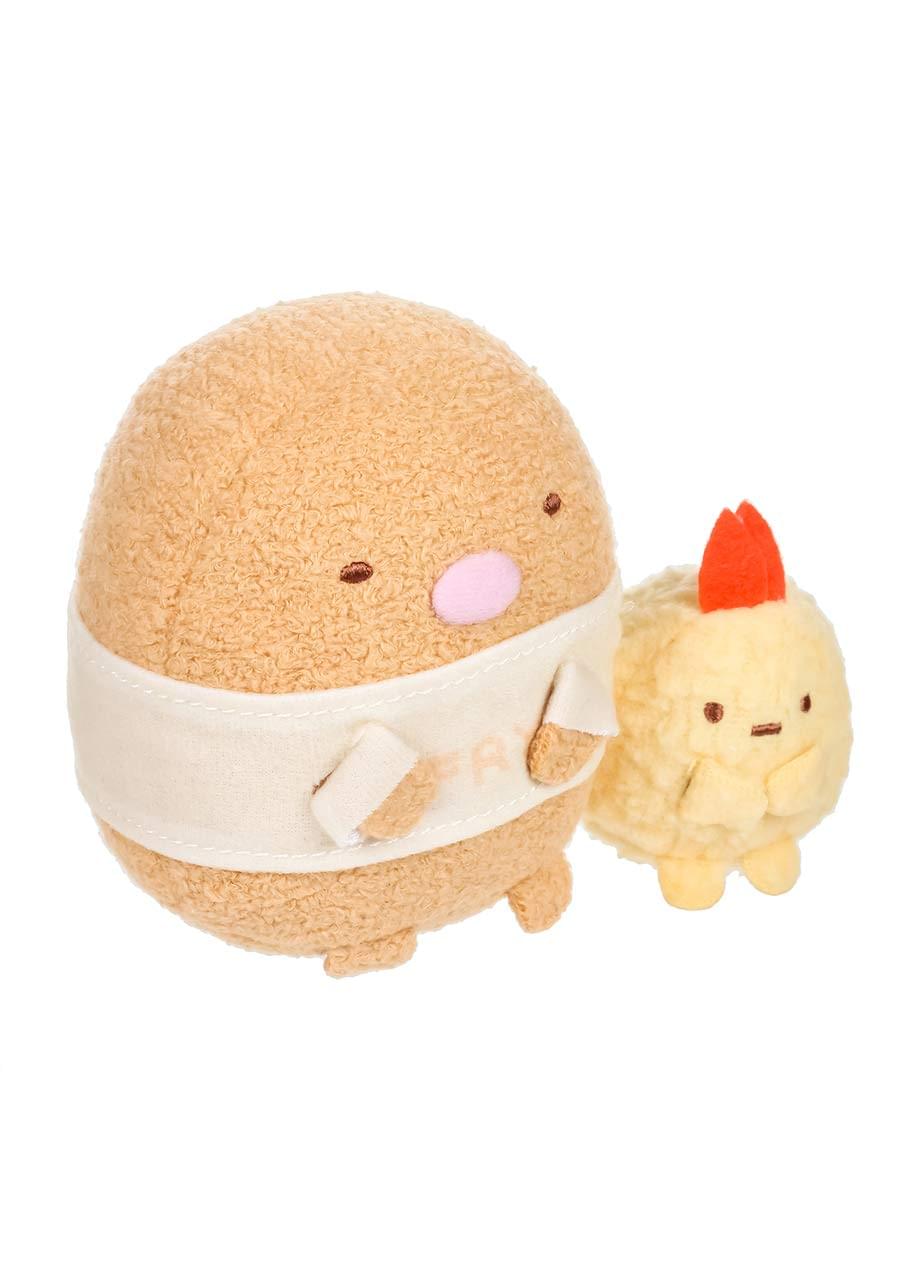 Sumikko Gurashi 4 Inch Plush - Tonkatsu Pork Cutlet w/ Shrimp